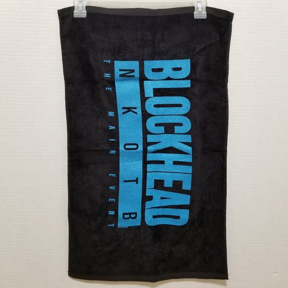 NKOTB tea hand towel The Main Event Tour Blockhead concert band merch - Picture 1 of 5